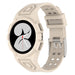 Samsung Galaxy Watch 4 44mm Silicone Strap with Frame (Ivory White)