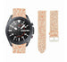Samsung Galaxy Watch 3 45mm leren glitter bandje (rosé goud)