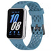 Samsung Galaxy Fit 3 ademend siliconen bandje (grijsblauw)