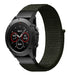 Garmin Quatix 3 / 6x / 7x Solar nylon band (legergroen)