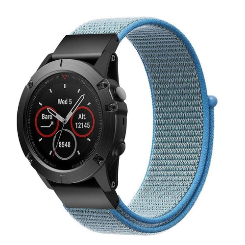 Garmin Tactix 8 - 51mm nylon band (lichtblauw)
