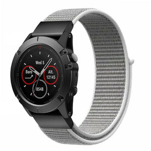 Nylon Strap, on a watch, 3/4 front view