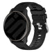 Coros Apex 46mm siliconen bandje (zwart)