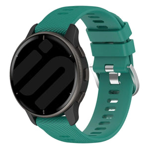 Garmin Vivoactive 6  siliconen bandje (dennengroen)