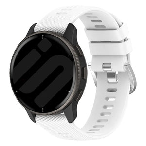 Garmin Vivoactive 6 Silicone Strap (White)