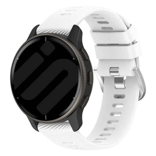 Garmin Vivoactive 6 Silicone Strap (White)