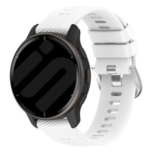 Coros Apex 4 - 42mm siliconen bandje (wit)