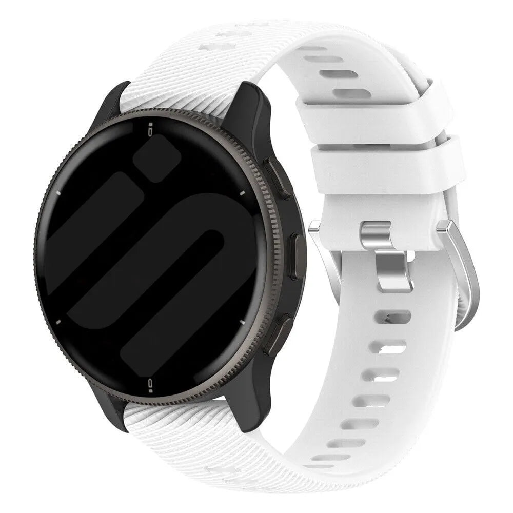 Coros Apex 4 - 42mm siliconen bandje (wit)