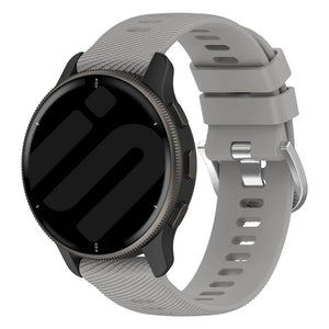 Coros Apex 4 - 42mm siliconen bandje (lichtgrijs)