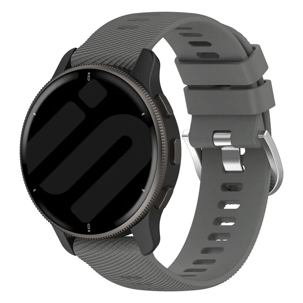 Garmin Vivoactive 6  siliconen bandje (donkergrijs)