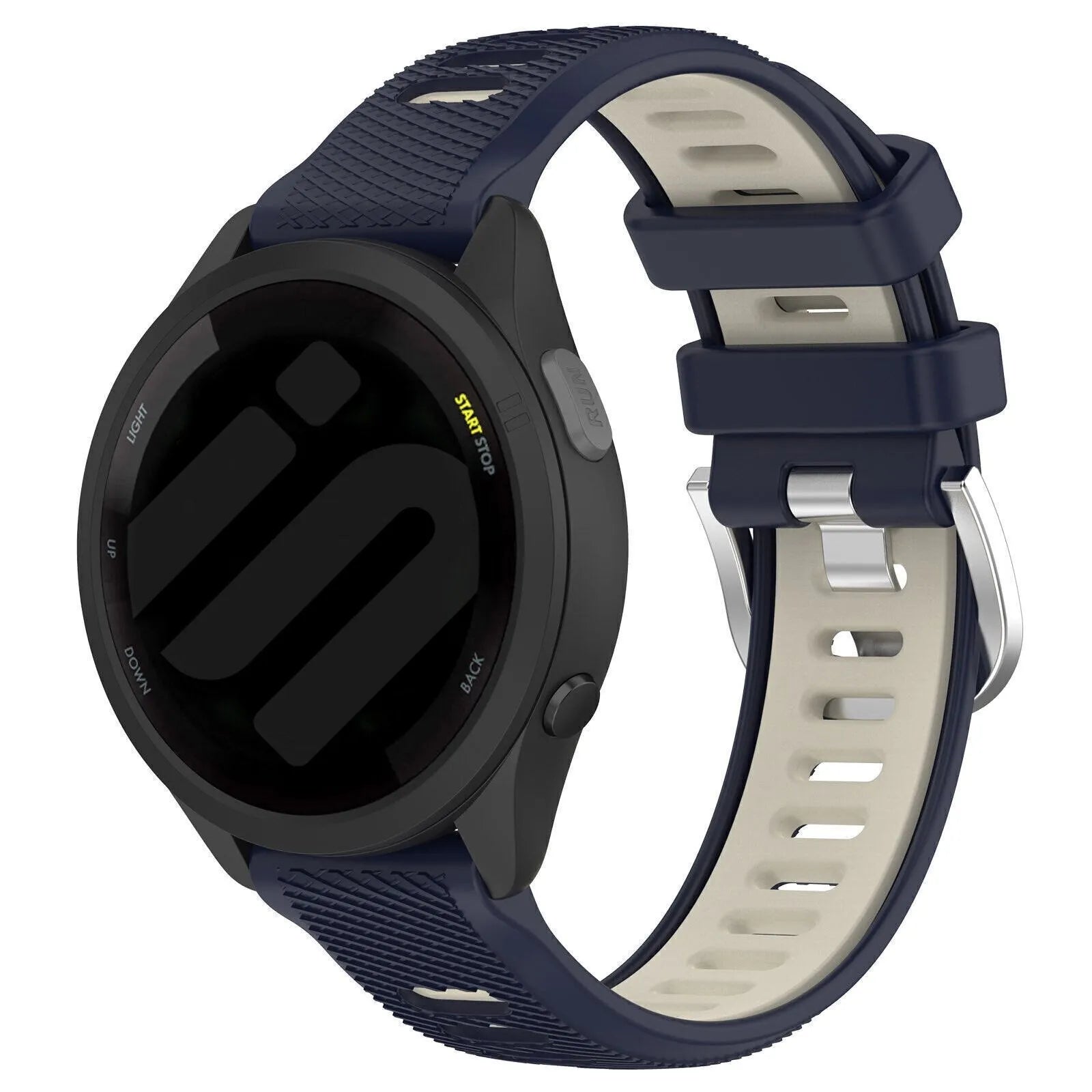 Coros Pace Pro sport gesp bandje (donkerblauw/beige)