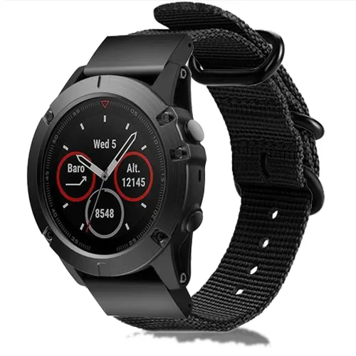 Garmin D2 Mach 2 - 51mm Nylon Strap with Buckle (Black)