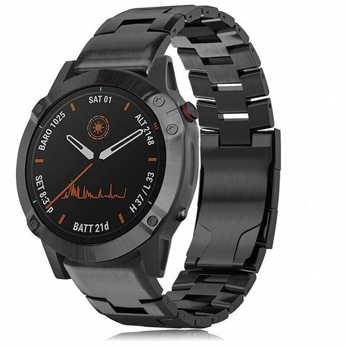 Garmin Approach S60 titanium bandje (zwart)