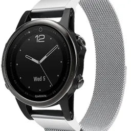 Garmin Instinct E - 40mm Milanese band (zilver)