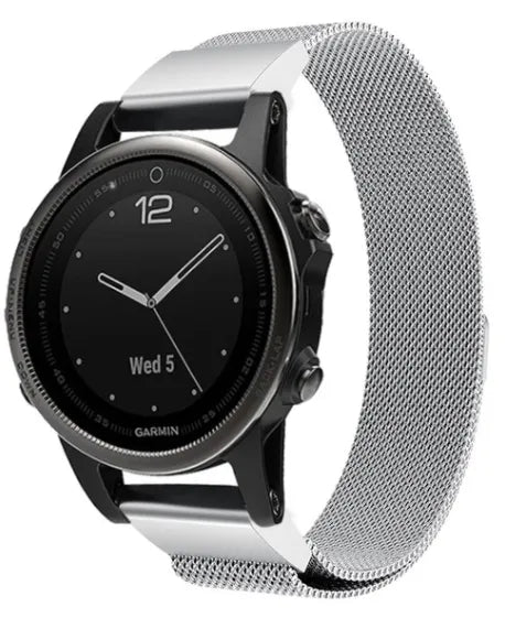 Garmin Approach S70 - 42mm Milanese Strap (Silver)