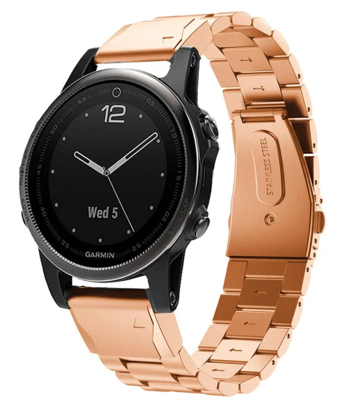 Garmin Descent Mk2S stalen band (rosé goud)