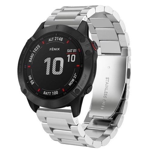 Garmin Tactix 8 - 51mm stalen band (zilver)
