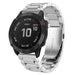 Garmin Instinct 3 - 50mm stalen band (zilver)