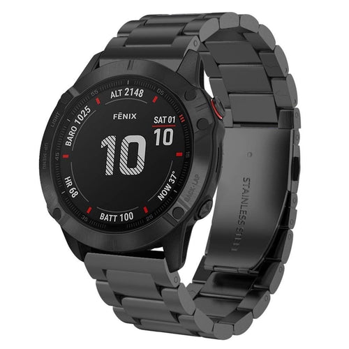 Garmin Quatix 8 - 51mm stalen band (zwart)
