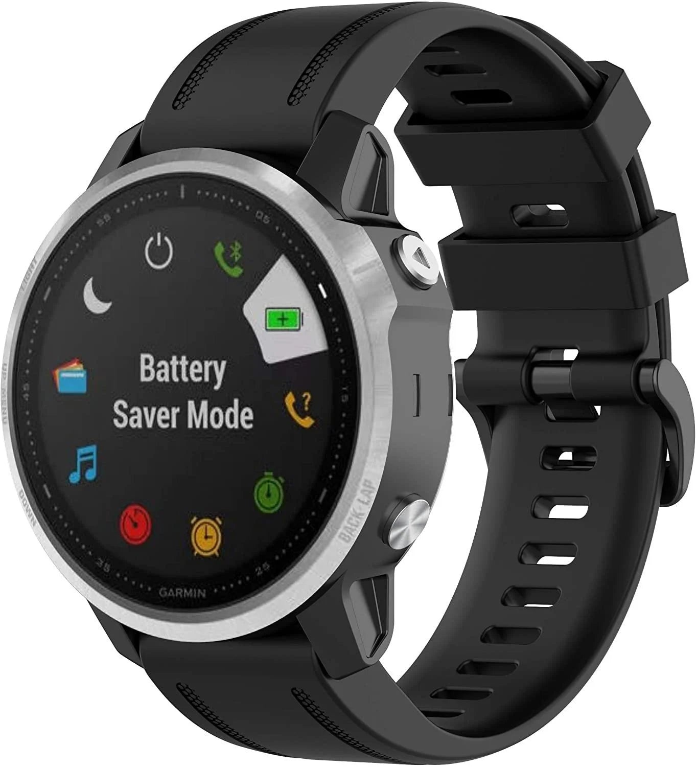 Garmin Instinct E - 40mm siliconen bandje (zwart)
