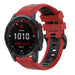 Garmin Fenix 7x sport gesp band (rood/zwart)