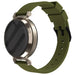 Pebble Round 2 - 14mm luxe siliconen bandje (groen)