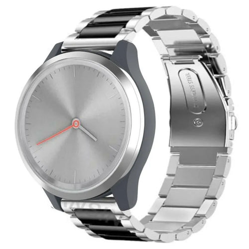 Steel Strap, on a watch, 3/4 front view