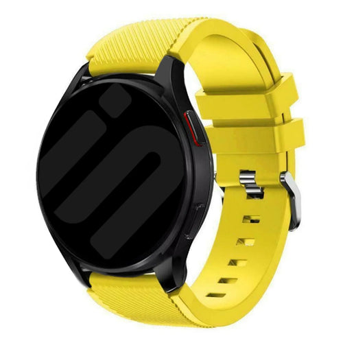 Amazfit Active Twill Silicone Strap (Yellow)