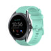 Fossil Gen 5e 44mm luxe siliconen bandje (aqua)