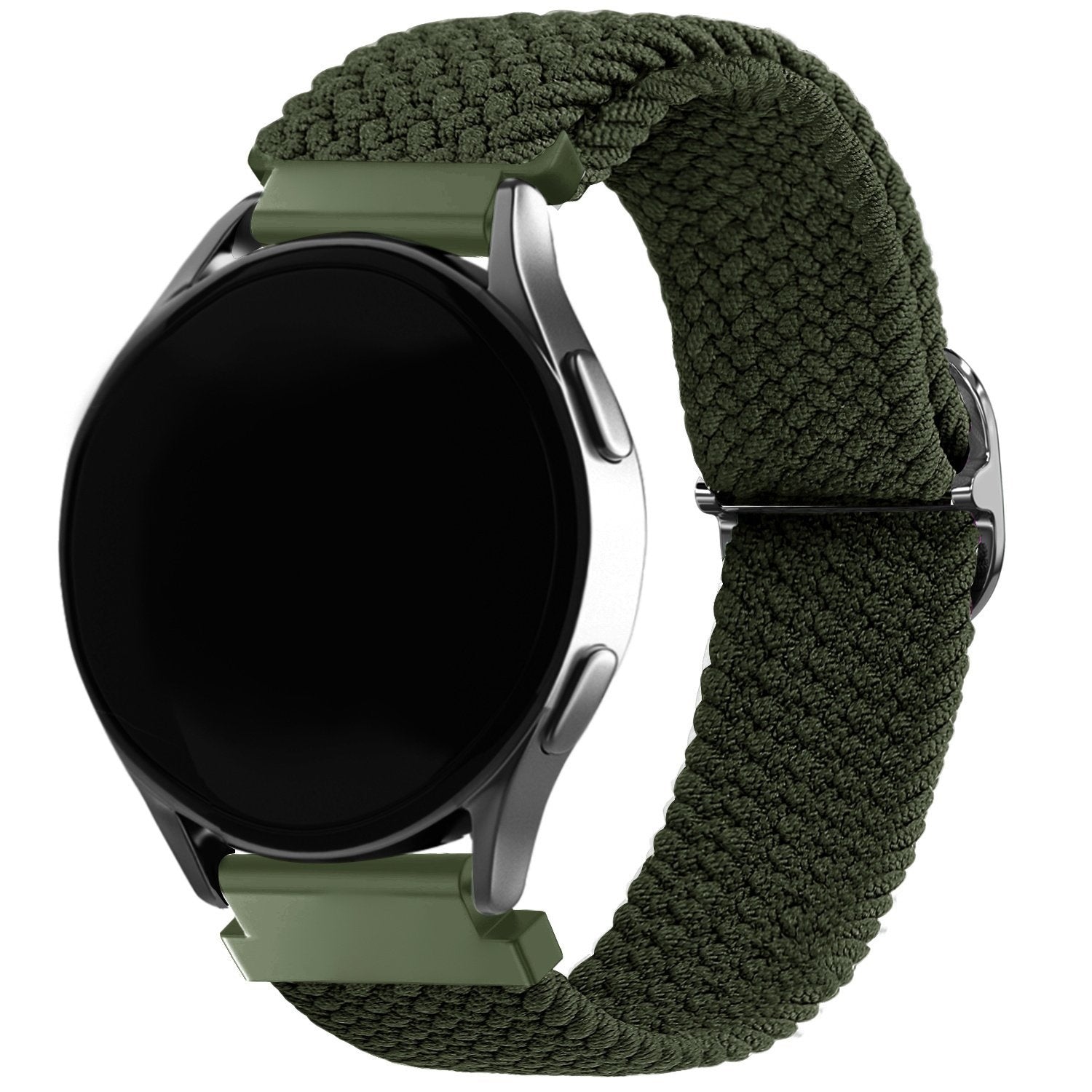 Geweven nylon bandje 20mm - universeel - groen