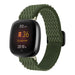 Fitbit Versa 3 geweven bandje (groen)