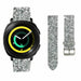 Samsung Gear Sport Leather Glitter Strap (Silver)