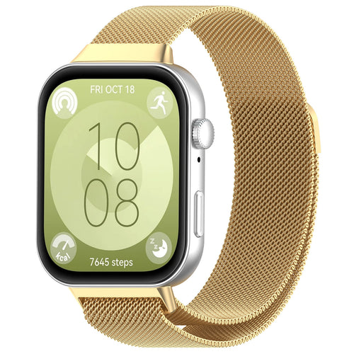 Huawei Watch Fit 3 Milanese band (goud)