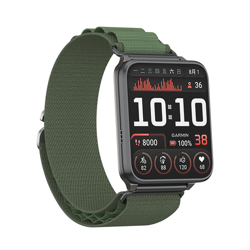 Garmin Venu X1 Alpine nylon bandje (groen)