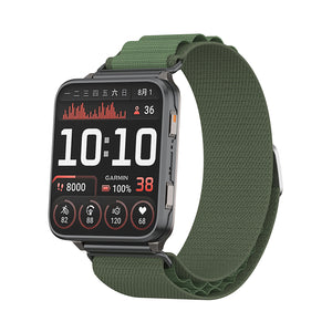 Garmin Venu X1 Alpine nylon bandje (groen)