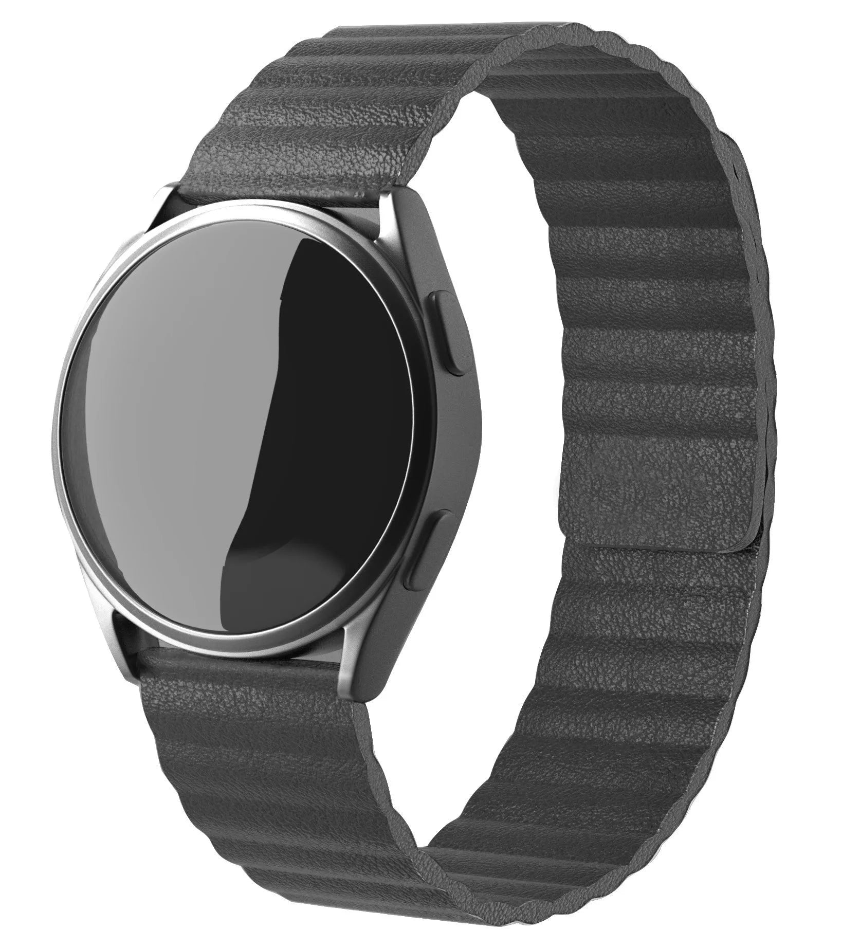 Coros Apex 2 Leather Loop Strap (Grey)