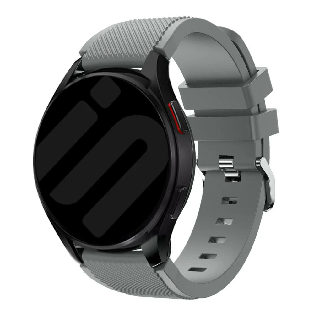 Amazfit Bip U (Pro) twill siliconen bandje (grijs)
