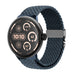 Google Pixel Watch 3 - 45mm gevlochten band met P-buckle (grijsblauw)