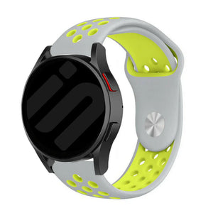 Coros Apex 42mm sport bandje (grijs/geel)