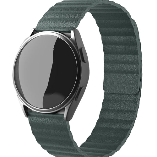 Withings ScanWatch 2 - 42mm Leather Loop Strap (Viridian)