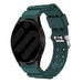 Samsung Galaxy Watch FE silicone armor bandje (donkergroen)