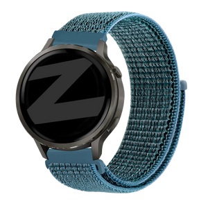 Bandz Garmin Forerunner 265s nylon loop band (groen-grijs)