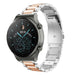 Huawei Watch GT 2 Pro stalen band (zilver/rosé goud)