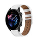Garmin GTR 3 Pro modern leren band (wit)