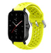Amazfit GTS 2 siliconen bandje met gaatjes (geel)