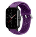 Amazfit GTS 2 siliconen bandje met gaatjes (paars)