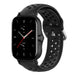 Amazfit GTS 2 siliconen bandje met gaatjes (zwart)