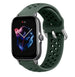 Amazfit GTS 3 siliconen bandje met gaatjes (legergroen)