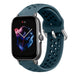 Amazfit GTS 3 siliconen bandje met gaatjes (rock green)