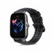 Amazfit GTS 3 siliconen / leren bandje  (zwart)